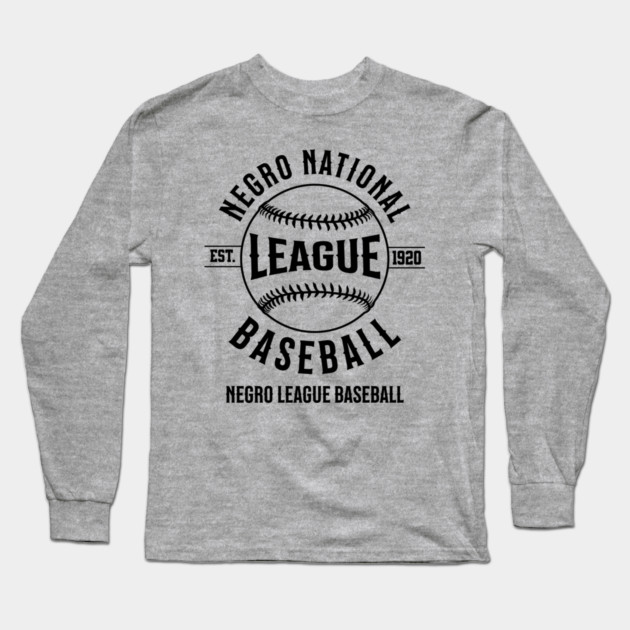 Negro National League Negro League Baseball Long Sleeve T-Shirt by UrbanLifeApparel