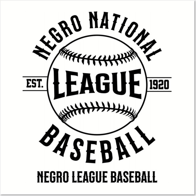 Negro National League Negro League Baseball Wall Art by UrbanLifeApparel