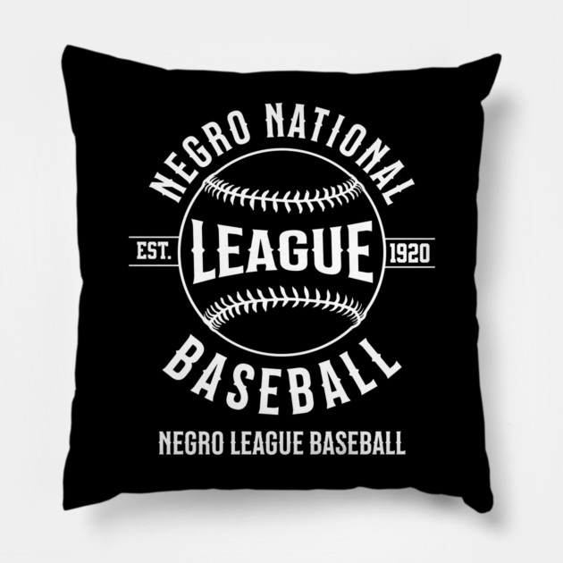 Negro National League Negro League Baseball Pillow by UrbanLifeApparel