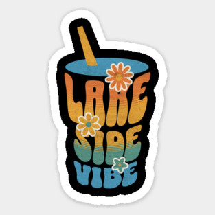 Summer Vibes Lake Side Vibes Summer Vacation Trip Magnet