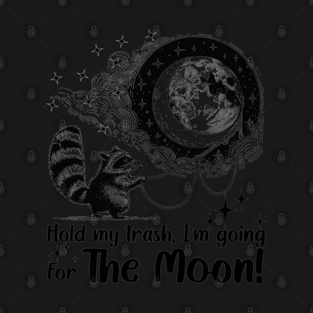 Feral Moon Raccoon by JessArty