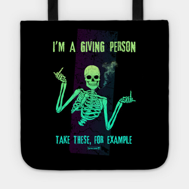 Take Two, They're Small Tote by Tommy Devoid