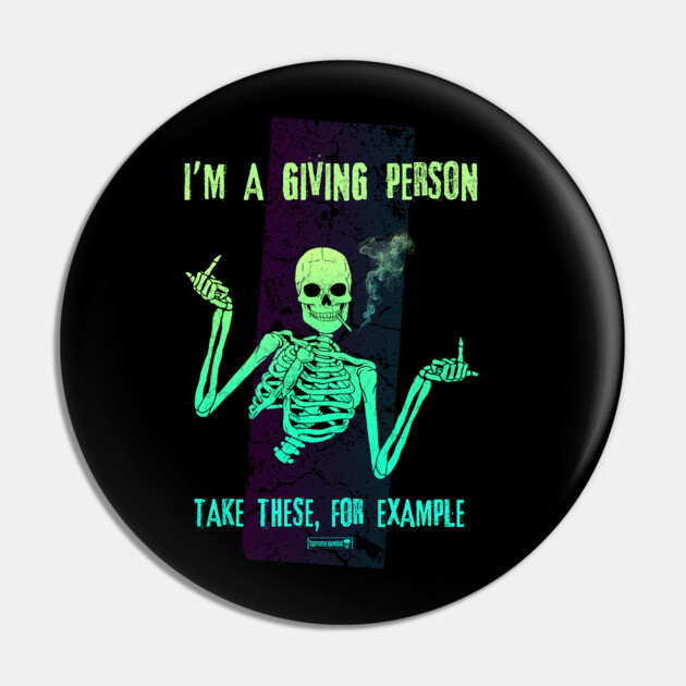 Take Two, They're Small Pin by Tommy Devoid