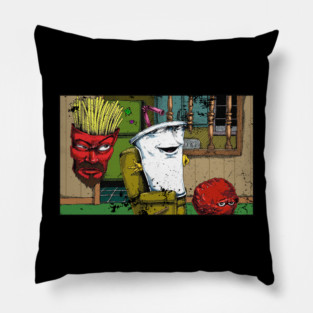 ATHF // Vintage Distressed Pillow