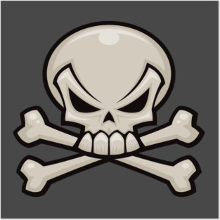 Skull and Crossbones Posters and Art