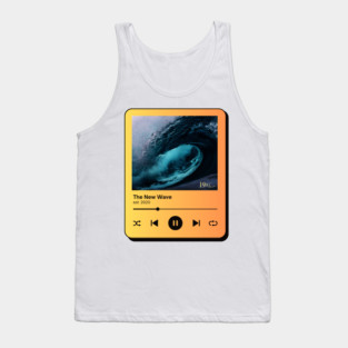 Song Title tee Tank Top
