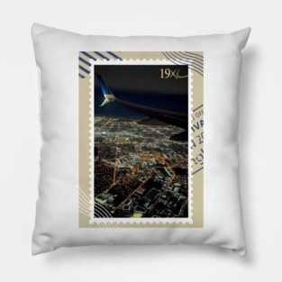 Skyline tee Pillow