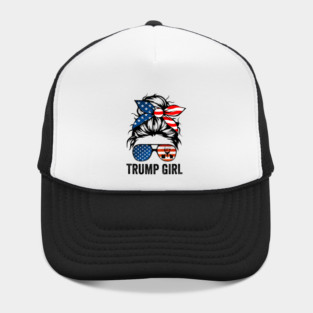 Yes I'm A Trump Girl Get Over It - Trump 2024 Election Gifts for Girls Women Hat