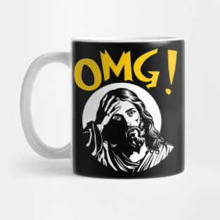 OMG Jesus Facepalm Meme Humor Mug