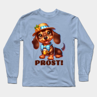 Oktoberfest Dachshund Prost! Long Sleeve T-Shirt