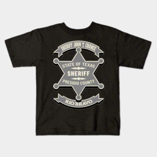 John T. Chance. Rio Bravo Sheriff. Kids T-Shirt