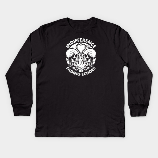 INDIFFERENCE Kids Long Sleeve T-Shirt by artslaves