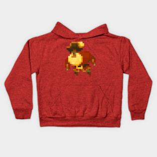 LeChuck low-res pixelart Kids Hoodie