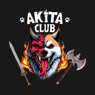 Akita Club Dark T-Shirt