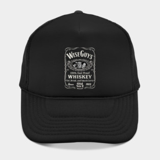 Wise Guy Whiskey Label Hat