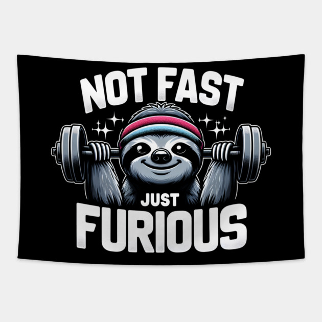 Not Fast Just Furious Tapestry by MakerMind8.2