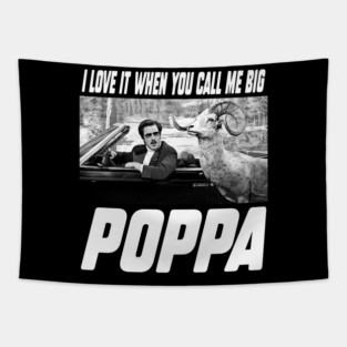BIG POPPA - Robert Goulet + Will Ferrell SNL Tapestry