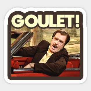GOULET! - Robert Goulet + Will Ferrell SNL Sticker
