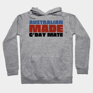 Australian Made G'day Mate Hoodie