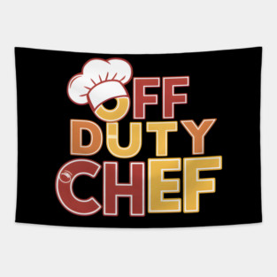 Off Duty Chef Tapestry