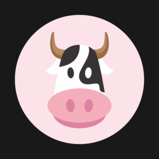 Cute kawaii cow design. T-Shirt