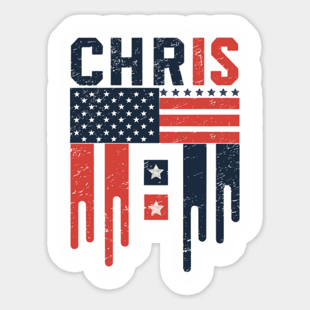 Chris First Name Personalized For Men Magnet by JessArty