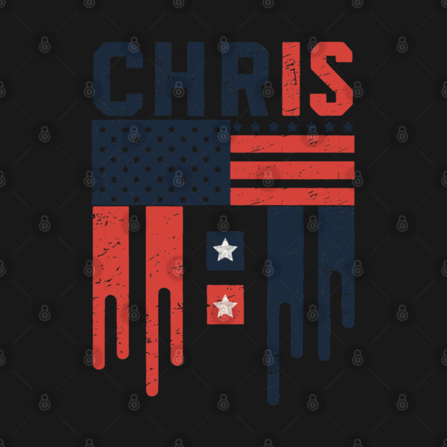 Chris First Name Personalized For Men by JessArty