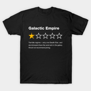 Galactic Empire review - the 4th T-Shirt