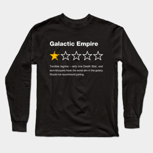 Galactic Empire review - the 4th Long Sleeve T-Shirt