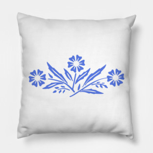 Cornflower Blue Pillow