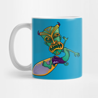 Tiki Surfer Dude Mug