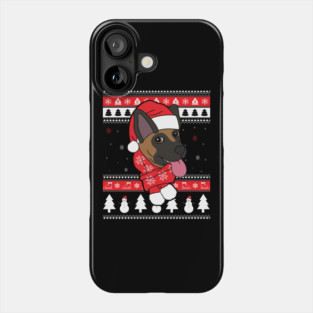 Belgian Malinois Ugly Christmas Phone Case