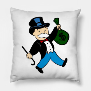 monopoly rich Pillow