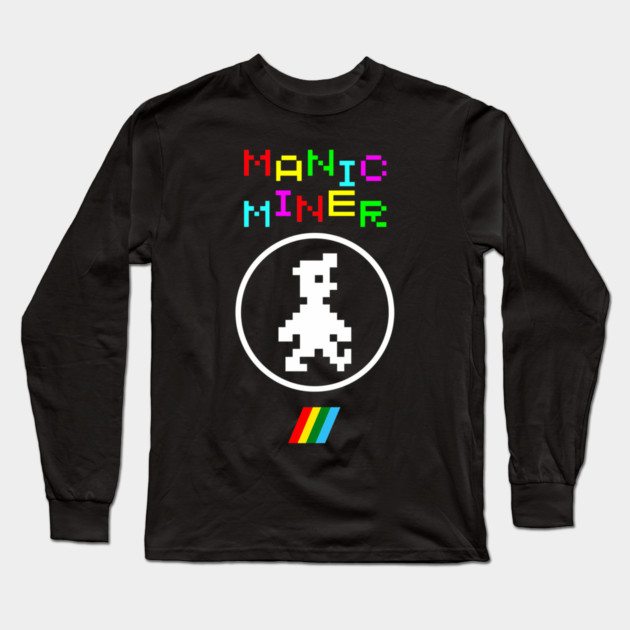 Manic Miner Again Long Sleeve T-Shirt by ananvie
