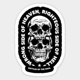 WRONG SIDE OF HEAVEN Sticker