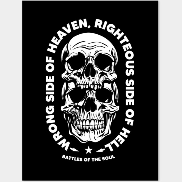 WRONG SIDE OF HEAVEN Wall Art by artslaves