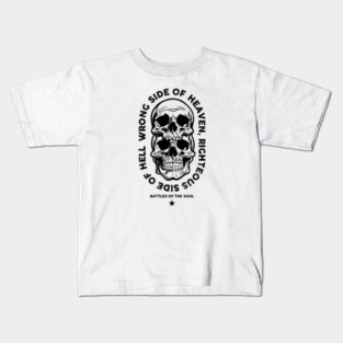 RIGHTEOUS SIDE OF HELL Kids T-Shirt