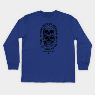 RIGHTEOUS SIDE OF HELL Kids Long Sleeve T-Shirt