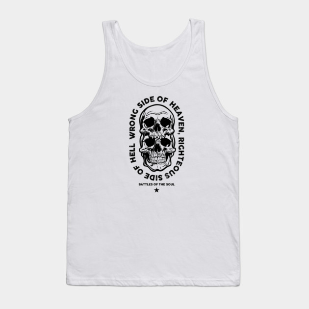 RIGHTEOUS SIDE OF HELL Tank Top by artslaves
