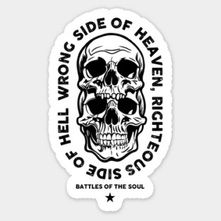 RIGHTEOUS SIDE OF HELL Sticker