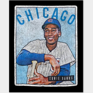 Ernie Banks - Vintage/Worn Out Look Posters and Art