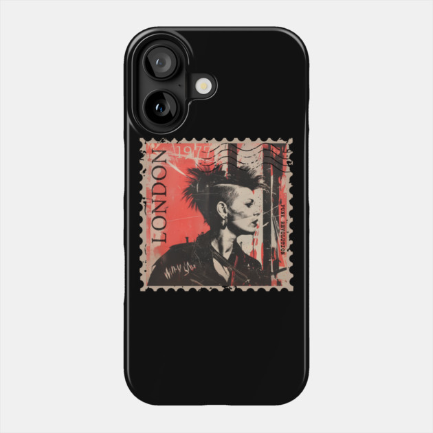 Punk Revolution 1977 London Phone Case by Timeless Chaos