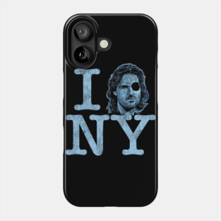 Escape From New York Blue Worn Phone Case