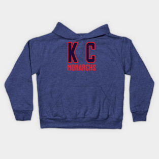 KC - Kansas City Monarchs Negro League Baseball Kids Hoodie
