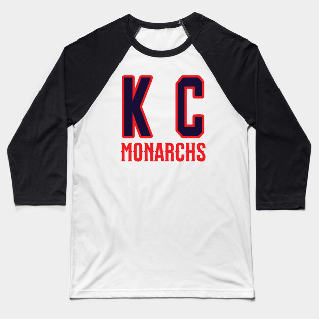 KC - Kansas City Monarchs Negro League Baseball Baseball T-Shirt by UrbanLifeApparel