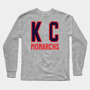 KC - Kansas City Monarchs Negro League Baseball Long Sleeve T-Shirt