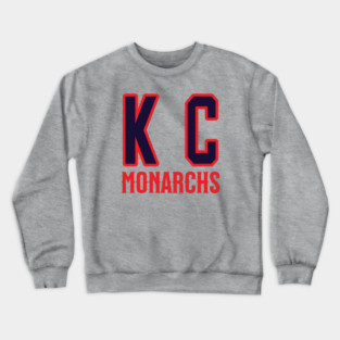 KC - Kansas City Monarchs Negro League Baseball Crewneck Sweatshirt
