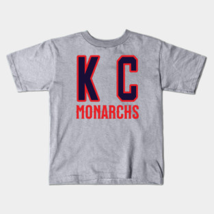 KC - Kansas City Monarchs Negro League Baseball Kids T-Shirt