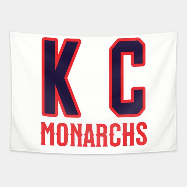 KC - Kansas City Monarchs Negro League Baseball Tapestry by UrbanLifeApparel