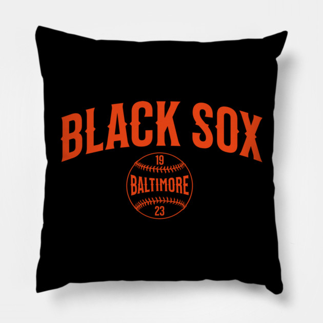 Baltimore Black Sox Negro League Baseball Pillow by UrbanLifeApparel